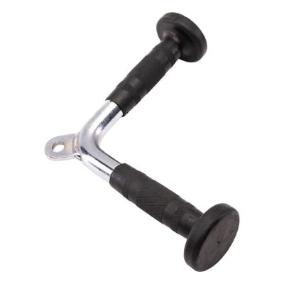 Aymzbd Tricep Press Down Bar, V-Shaped Bar with Rubber Grip, Pull Down Cable Machine Attachment, Tricep Pull Down Bar Close Grip Workout Cable for Home Gym Fitness