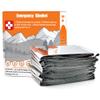 ANLOKE Emergency Blankets (10 Pack) - Plus Size Space Essential for Hiking Gear, Survival Kits & Emergency Kit view 1