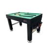 KICK Decagon 55" 10-in-1 Multi-Game Table (Black)  Full-Size Indoor Foosball, Billiards, Air Hockey, Table Tennis, Chess, Bowling & Shuffleboard Combo  Foosball Multi Game Table view 3