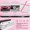 16FT Inflatable Air Gymnastics Mat Gymnastics Track Training Mats Yoga Floor Cheerleading Landing Taekwondo Training Kungfu Exercise Mats with Electric Air Pump for Home Gymnasium Beach Park and Water view 3