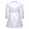 LiiYii Women's Lab Coat Halloween Costumes Doctor Uniforms Lightweight Professional Medical Coat White Peaked Lapel Medium view 4