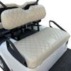 NOKINS Golf Cart Seat Covers for EZGO TXT 1994-2013/EZGO RXV OEM Ordinary Front Seat Cushion, No Stapler, Golf Cart Vinyl Replacement Diamond Front Seat Cover,Oyster Grey view 1