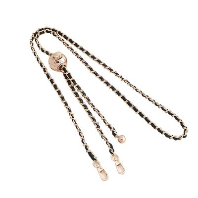 jiesinlov Purse Chain Adjustable Shoulder Strap with Small Metal Ball Replacement Transformation CrossBody Handbag (Gold)