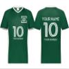 Custom Soccer Jersey with Name Number Team Logo Personalized Soccer V-Neck Shirt for Youth Medium Dark Green view 1