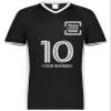 Custom Soccer Jersey with Name Number Team Logo Personalized Soccer V-Neck Shirt for Adult 3X-Large Black/White view 3