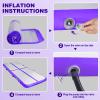16.5FT Inflatable Air Gymnastics Mat Training Mats 4inches Thickness Inflatable Tumble Track for Home Use/Training/Yoga/Cheerleading/Water with Pump view 4