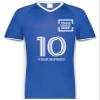 Custom Soccer Jersey with Name Number Team Logo Personalized Soccer V-Neck Shirt for Adult 3X-Large Royal/White view 3