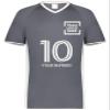 Custom Soccer Jersey with Name Number Team Logo Personalized Soccer V-Neck Shirt for Adult 3X-Large Graphite view 3