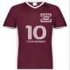 Custom Soccer Jersey with Name Number Team Logo Personalized Soccer V-Neck Shirt for Adult Large Maroon view 3