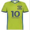Custom Soccer Jersey with Name Number Team Logo Personalized Soccer V-Neck Shirt for Youth X-Large Lime view 3