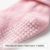 BBPIG Baby Socks Cotton Toddler Socks Grips Non Slip Bottom Kids Socks Boys Girls Low Cut for Infants (0-1T, Girls) view 3