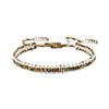 COLORFUL BLING Tibetan Buddhist Bracelets for Women Men Handmade Braided Rope String Lucky Protection Wristbands Prayer Family Couple Jewelry-mix white view 1