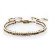 COLORFUL BLING Tibetan Buddhist Bracelets for Women Men Handmade Braided Rope String Lucky Protection Wristbands Prayer Family Couple Jewelry-mix white view 2