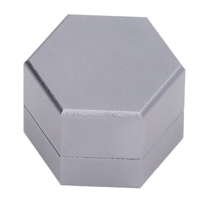 Alvinlite Pool Cue Chalk Holder Mini Portable Billiard Chalk Case Hexagonal Pool Cue Chalk Box Holder Billiard Accessories(Gray)