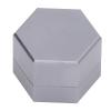 Alvinlite Pool Cue Chalk Holder Mini Portable Billiard Chalk Case Hexagonal Pool Cue Chalk Box Holder Billiard Accessories(Gray) view 1