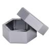 Alvinlite Pool Cue Chalk Holder Mini Portable Billiard Chalk Case Hexagonal Pool Cue Chalk Box Holder Billiard Accessories(Gray) view 2