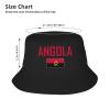 DABOYOZHZH Angola Flag Cool Bucket Hat Fisherman Hats for Travel Fishing Hiking Beach Cap Multi view 4