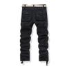 JEKE-DG Men's Casual Cargo Pants Straight Type Military Army Camo Trousers Combat Outdoor Work Pant with 8 Pockets (29,Black) view 3