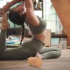 BESPORTBLE Yoga Cylinder Creative Yoga Column Rollers Convenient Roller Back Training Cylinder Plastic Anti-Skid Circle Massage 15c Blocks Cork view 3
