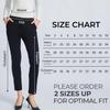 SANDY & SID Cropped Pants for Women Petite Small Size Mid Waist Slim Fit Work Pants Stretch Trousers Slack Casual Office Wear White view 2