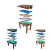 KICK Hexad 48" 6-in-1 Multi Game Table (Brown)  Foosball, Pool, Glide Hockey, Table Tennis, Mini-Shuffleboard & Mini-Bowling  Include 2 Foosball, 2 Hockey Puck, 16 Billiard Balls view 1