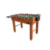 KICK Hexad 48" 6-in-1 Multi Game Table (Brown)  Foosball, Pool, Glide Hockey, Table Tennis, Mini-Shuffleboard & Mini-Bowling  Include 2 Foosball, 2 Hockey Puck, 16 Billiard Balls view 2