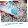 Kisangel 3pairs PVC Roller Skates Shoe Covers Easy to Clean Cushioning Performance Designed for of Inline Skates and Quad Roller view 4