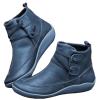 Ladmiple Cowboy Boots For Women White Short Women Cowgirl Cowboy Western Ankle Boots Round Toe Short Booties Fashion Classic Retro Casual High Top Combat Walking Shoes view 1