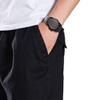 JEKE-DG Mens Casual Drawstring Cargo Pants Lightweight Relaxed Fit Sweatpants Straight Fit Trousers with Pockets (X-Large,Black) view 3