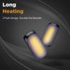 Lerat 2 Pack Hand Warmers Rechargeable, Portable Electric Handwarmers Reusable, Smart Heating UL Certified, Outdoor/Indoor/Warm Gifts for Christmas Men Women Kids (Black&Black*2) view 4