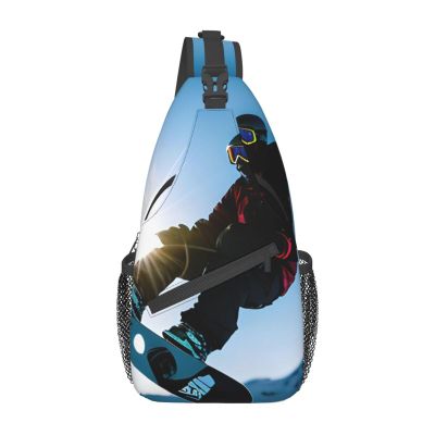 SSIMOO Snowboarding Picture Functional Outdoor Travel Hiking Backpack-Perfect For Cycling, Leisure And Outdoor Adventures