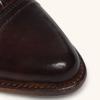 Dsisskai Victorian Boots for Women 2023 Vintage Leather Kitten Heel Witch Costume Renaissance Pirate Boots Retro Lace Up Zipper Women Mid-Calf Boots (Brown, 6.5) Botas para Mujer Elegantes con Tacon view 3