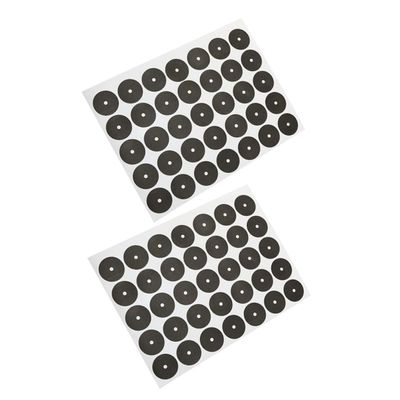 Kisangel 4sheets Professional Wear-Resistant Billiard Stickers of Self-Adhesive Snooker Dots for Pool Tables Fibre Cloth Markers for Accurate