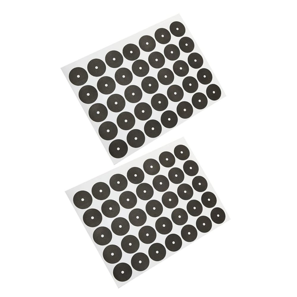 Kisangel 4sheets Professional Wear-Resistant Billiard Stickers of Self-Adhesive Snooker Dots for Pool Tables Fibre Cloth Markers for Accurate