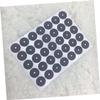 Kisangel 4sheets Professional Wear-Resistant Billiard Stickers of Self-Adhesive Snooker Dots for Pool Tables Fibre Cloth Markers for Accurate view 2