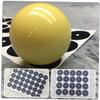 Kisangel 4sheets Professional Wear-Resistant Billiard Stickers of Self-Adhesive Snooker Dots for Pool Tables Fibre Cloth Markers for Accurate view 3