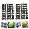 Kisangel 4sheets Professional Wear-Resistant Billiard Stickers of Self-Adhesive Snooker Dots for Pool Tables Fibre Cloth Markers for Accurate view 4