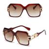HPIRME Oversized Sunglasses Men Women Candy Color Gradient Sun Glasses Shades Eyewear,1,One size view 1
