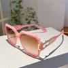 HPIRME Oversized Sunglasses Men Women Candy Color Gradient Sun Glasses Shades Eyewear,1,One size view 3