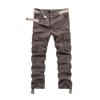 JEKE-DG Men's Casual Cargo Pants Straight Type Military Army Camo Trousers Combat Outdoor Work Pant with 8 Pockets (40,Brown) view 1