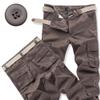 JEKE-DG Men's Casual Cargo Pants Straight Type Military Army Camo Trousers Combat Outdoor Work Pant with 8 Pockets (40,Brown) view 3