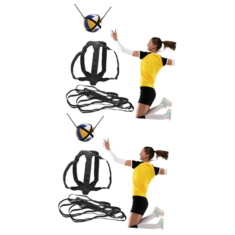 Kisangel 2sets Volleyball Training Trainer Lightweight Volleyball Tool Improve Jumping Speed Reflexes Hand-Eye Coordination