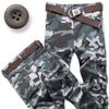 JEKE-DG Men's Casual Cargo Pants Straight Type Military Army Camo Trousers Combat Outdoor Work Pant with 8 Pockets (42,Blue Camouflage) view 3