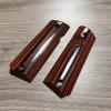 Embrace Customization: Elevate Your 1911 with a Guuun Grip - Polished Surface, Colorful Synthetic Wood, and Enhanced Control - Red view 4