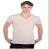 ALBERT KREUZ Invisible Organic Stretch Cotton Business Undershirt v-Neck L Beige view 2