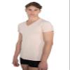 ALBERT KREUZ Invisible Organic Stretch Cotton Business Undershirt v-Neck L Beige view 3