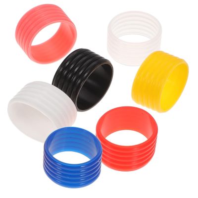 Kisangel 28pcs Non-Slip Tennis Racket Grip Bands Absorbent Silicone Overgrips for Badminton and Tennis Rackets and Reusable Includes Blue Black White Red Yellow Macaron Pink and Options