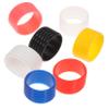 Kisangel 28pcs Non-Slip Tennis Racket Grip Bands Absorbent Silicone Overgrips for Badminton and Tennis Rackets and Reusable Includes Blue Black White Red Yellow Macaron Pink and Options view 1