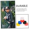 Kisangel 28pcs Non-Slip Tennis Racket Grip Bands Absorbent Silicone Overgrips for Badminton and Tennis Rackets and Reusable Includes Blue Black White Red Yellow Macaron Pink and Options view 4
