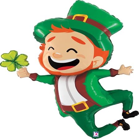 balloons 39 Inch St Patricks Day Jumping Leprechaun